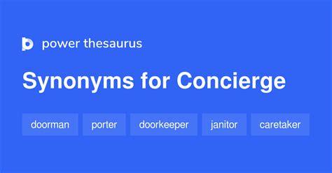 concierge synonym